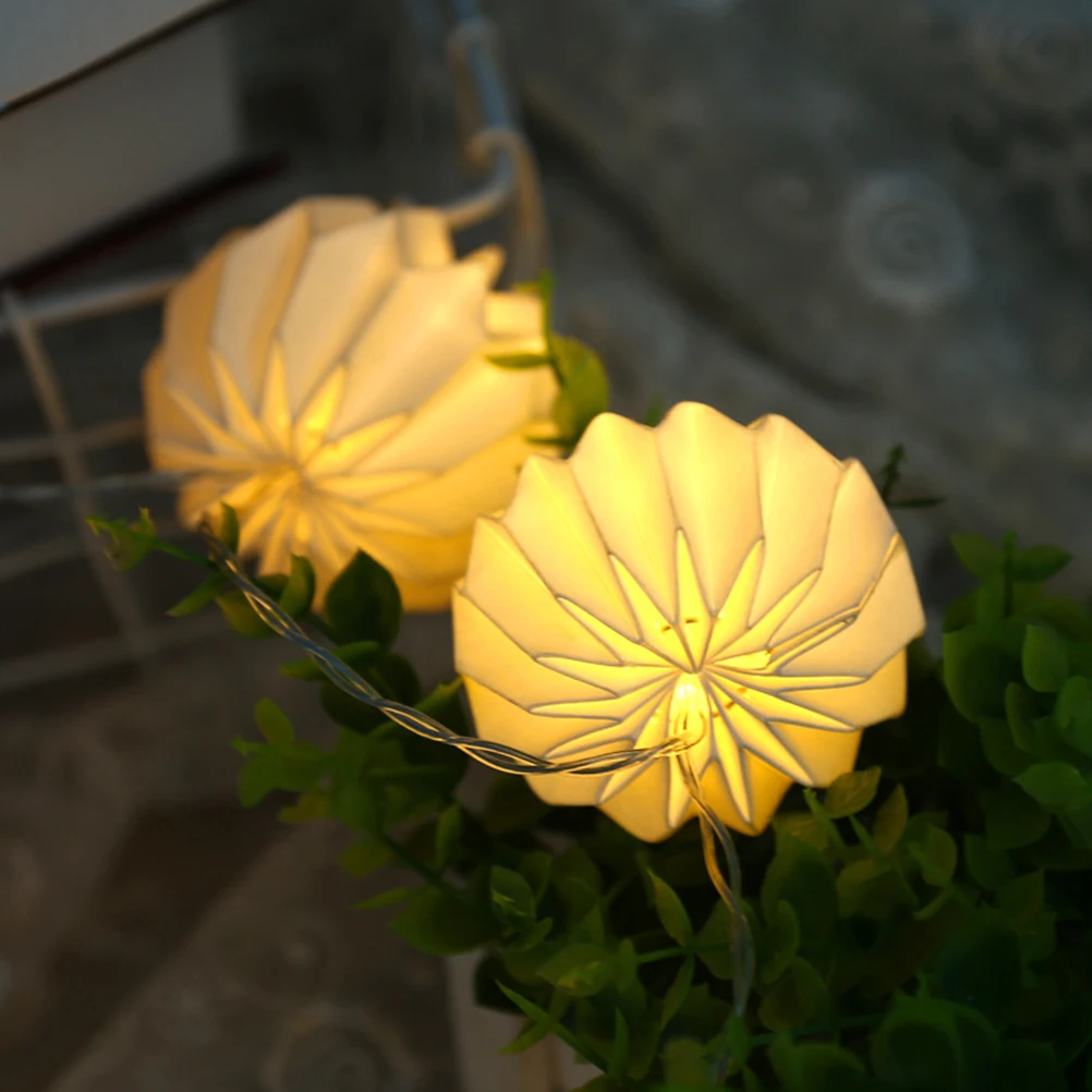 

1.5m LED Pumpkin String Lights Powered Safe for Parties Bedroom Night Scenes No Included String Lights