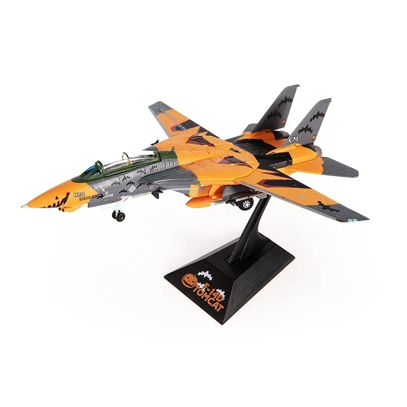 

New Diecast Metal Alloy 1/144 Scale F14D F-14 F14 VF11 Tomcat ACE COMBAT Aircraft Fighter Plane Replica Model Toy for Collection