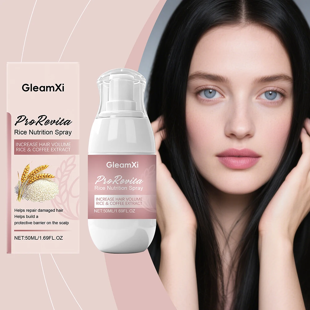 

50ml Hair Helper Spray For Thinning Hair Rices Water Hair Growth Treatments Spray Nourishing Roots Hair Care Essences Hair Care