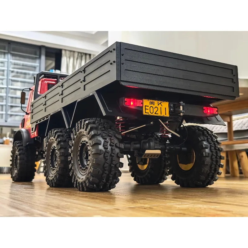 CNC Aluminum Rear Bed Guard Rear Panel for Crossrc EMOXX 1/6 6x6 RC Crawler Truck Bed Metal Side Plate Upgrade Modified Parts