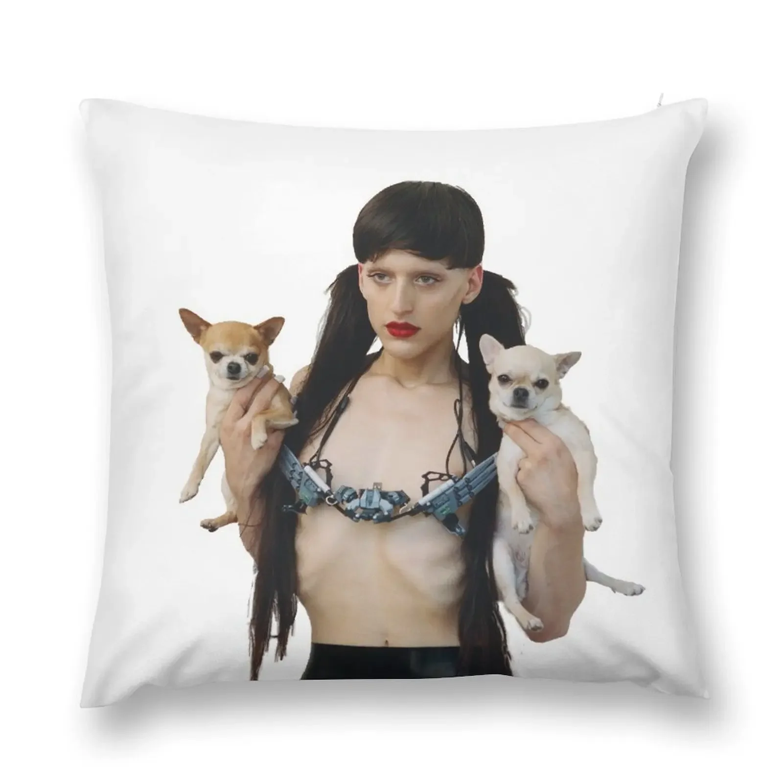 Arca Kick i Era Photoshoot with Chihuahuas Throw Pillow christmas supplies Bed pillowcases pillow