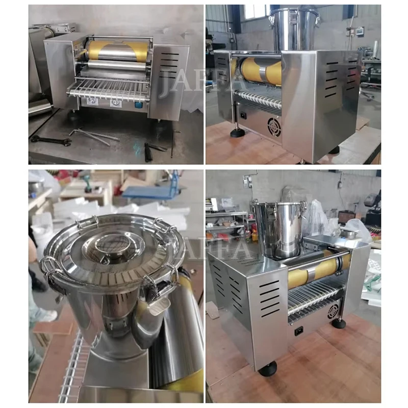Small Commercial Stainless Steel Thousand Layer Cake Crust Machine Commercial Roast Duck Pancake Making Machine
