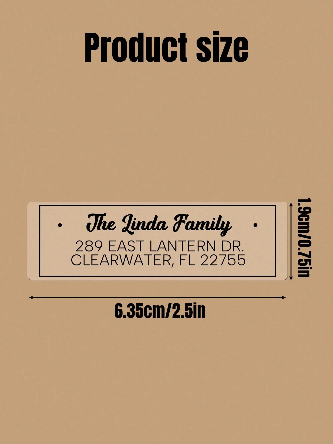 6.35X1.9CM Custom Text Rectangle Transparent Stickers, Personalized Return Address Labels, Wedding Invitations Books, Birthday