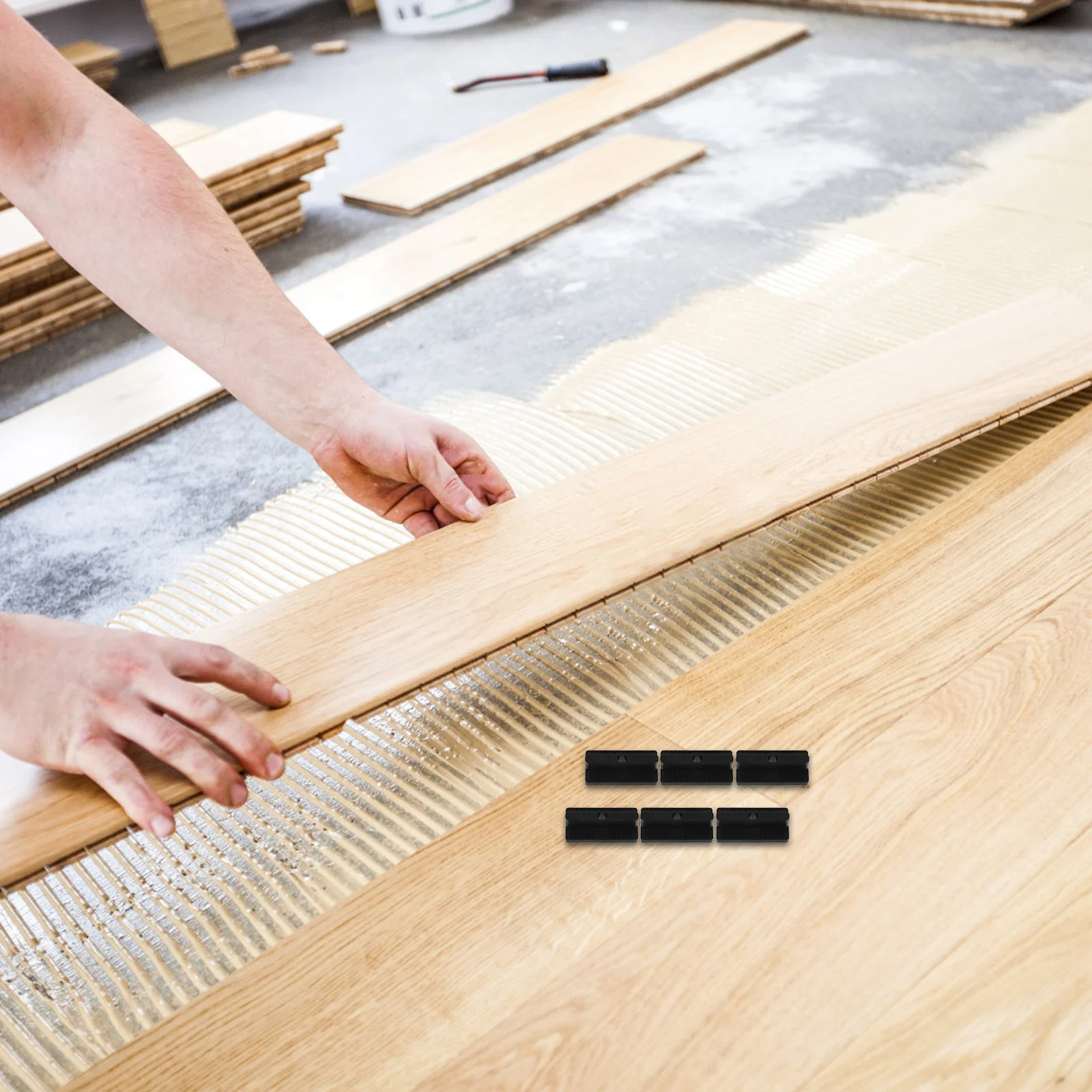 200 Stuks Verborgen Bevestigingsmiddelen voor Composiet Terrasplanken Kwaliteit Plastic Vloer Bestrating Hekwerk Verborgen Dekken Bevestigingsmiddelen