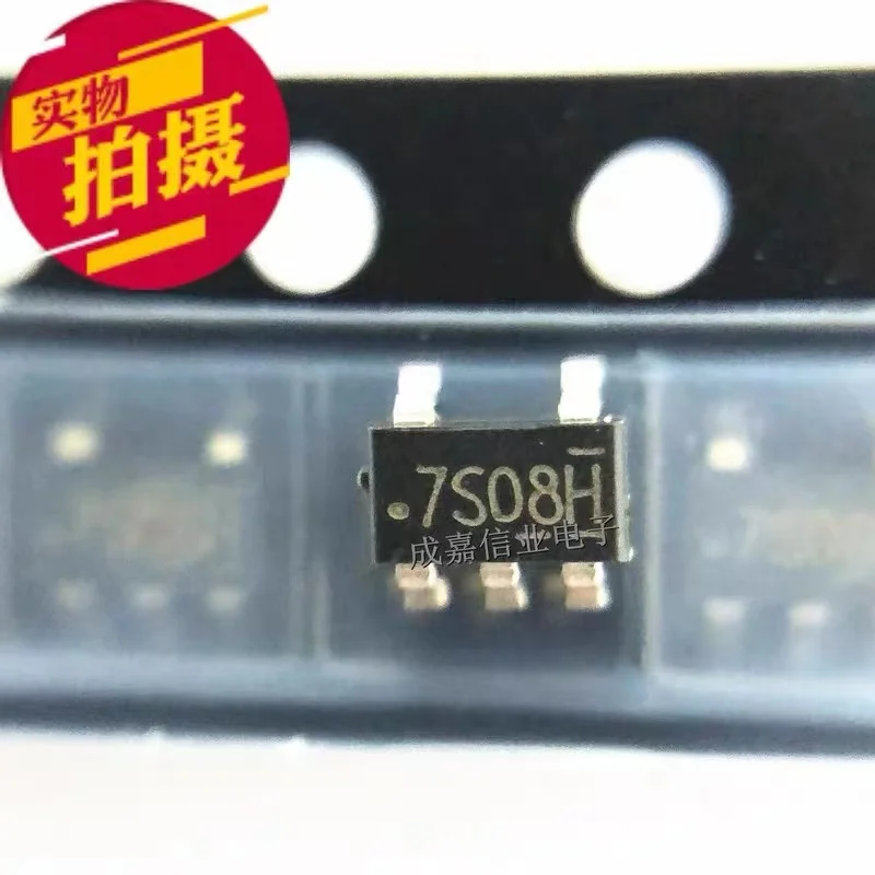 10Pcs/lot New Original Spot NC7S08M5X Silk Print 7s08b Logic Door Chip IC Integrated Circuit SOT23-5