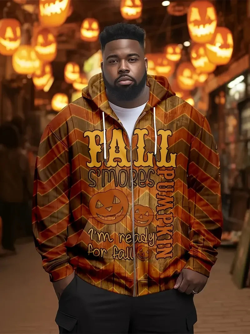 

Funny 3D Printing Horror Halloween Party Men's Zip Up Hoodies Outdoor New Fashion Cool Pattern Long-Sleeved Pullover Sweatshirts