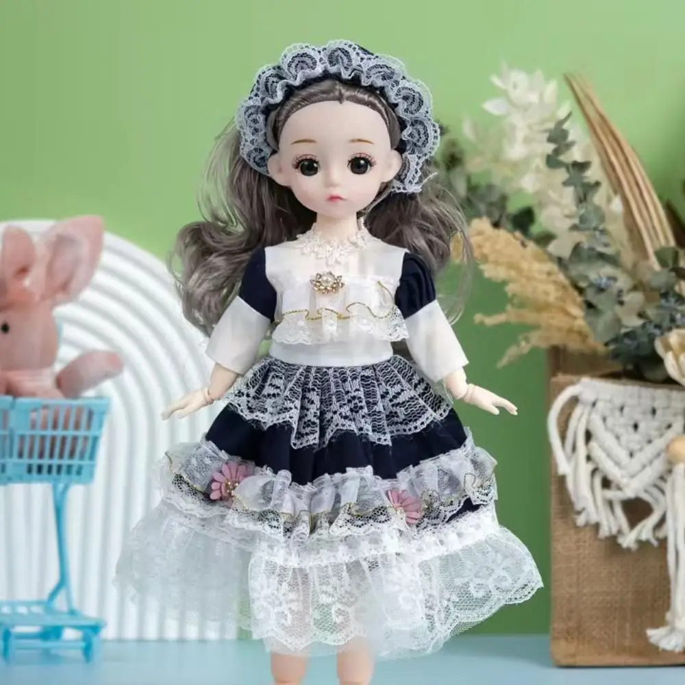 ตุ๊กตา BJD ขนาด 1/6 ความสูง 30 ซม. พร้อมเสื้อผ้า ตาสวย รองเท้าส้นสูง ชุดเจ้าหญิง แต่งตัว ตุ๊กตา BJD พร้อมวิกผม แต่งหน้า สไตล์อนิเมะ