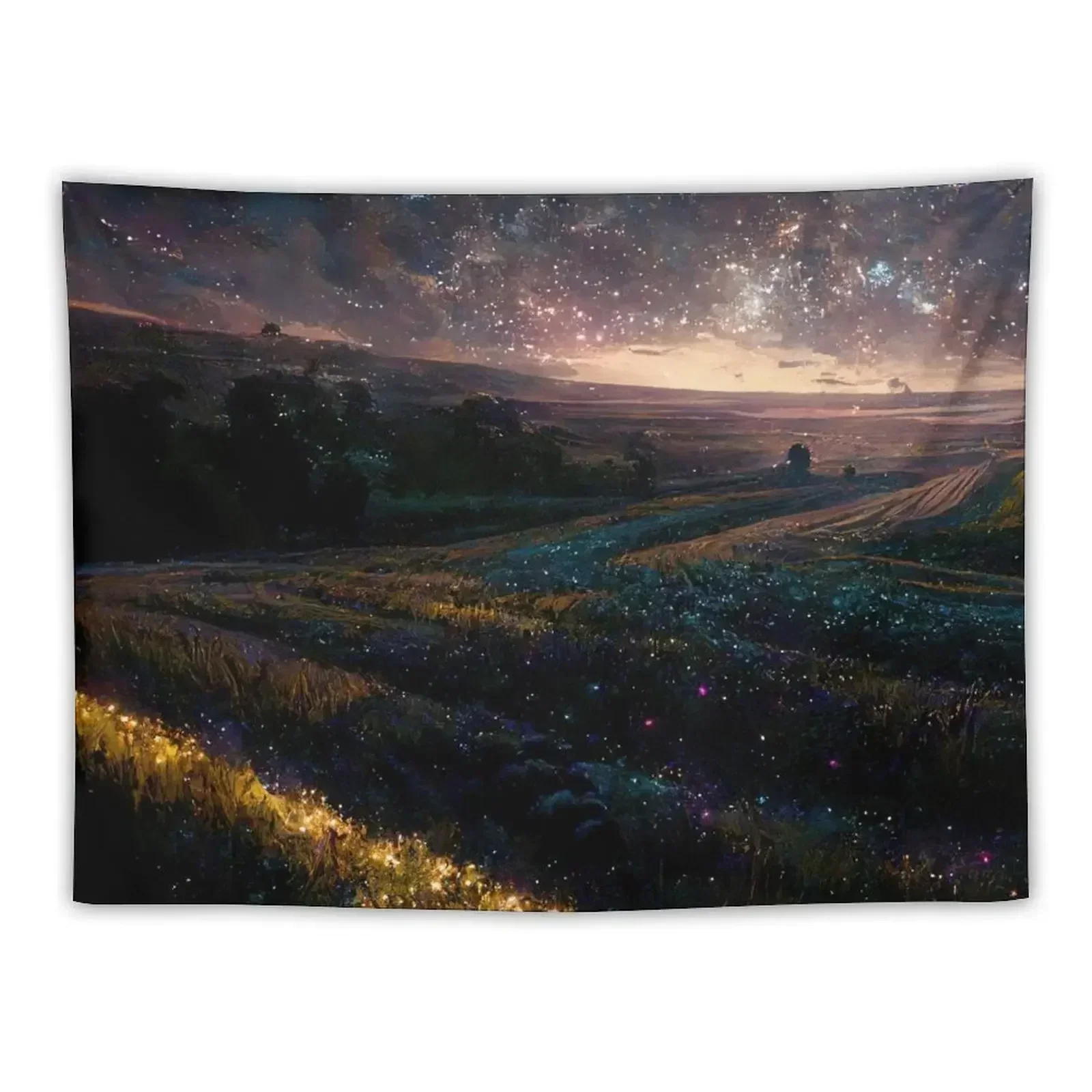 

A Field of Stars Tapestry Home Decoration Accessories Wallpaper Room Aesthetic Decor Wall Hanging Wall Tapestry