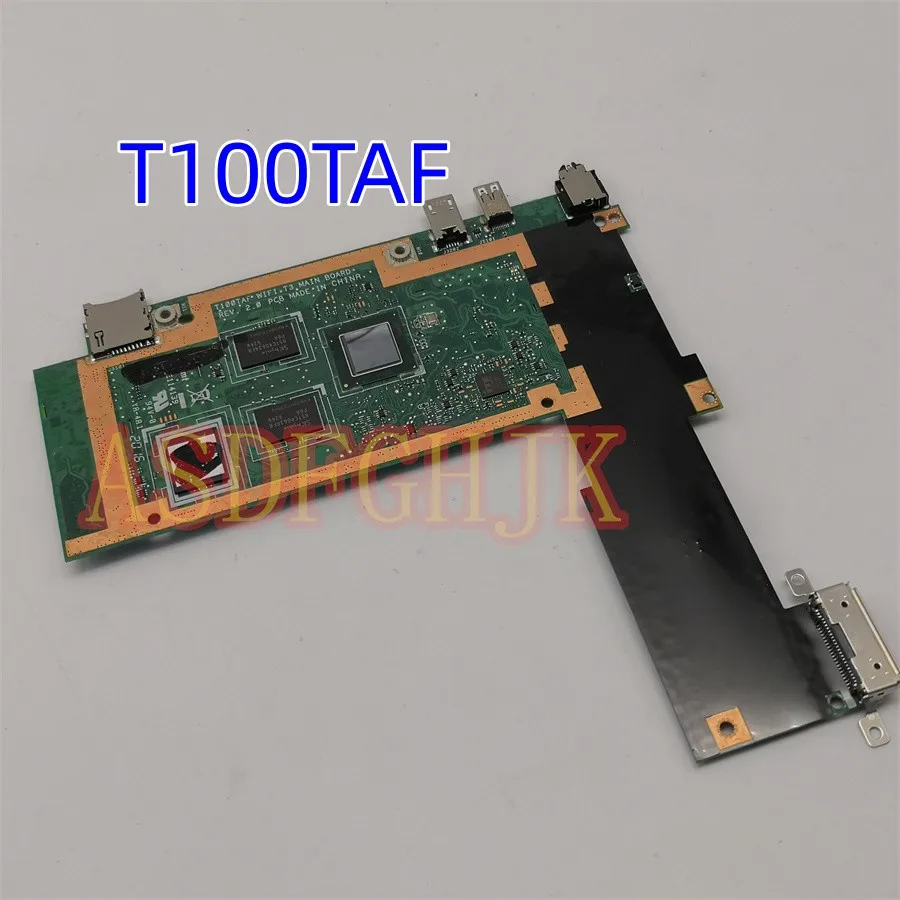 Original  For ASUS Transformer Book T100TAF WIFI T3 Main Board REV.2.0 Tablet Motherboard  W/CPU SR1UD Z3735G 100% Good