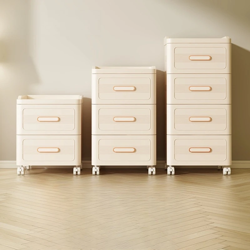 

Mobile Storage Trolley with Wheels Snack Organiser Sofa Side Table Portable Bedroom Bedside Storage Cabinet Commercial Furniture