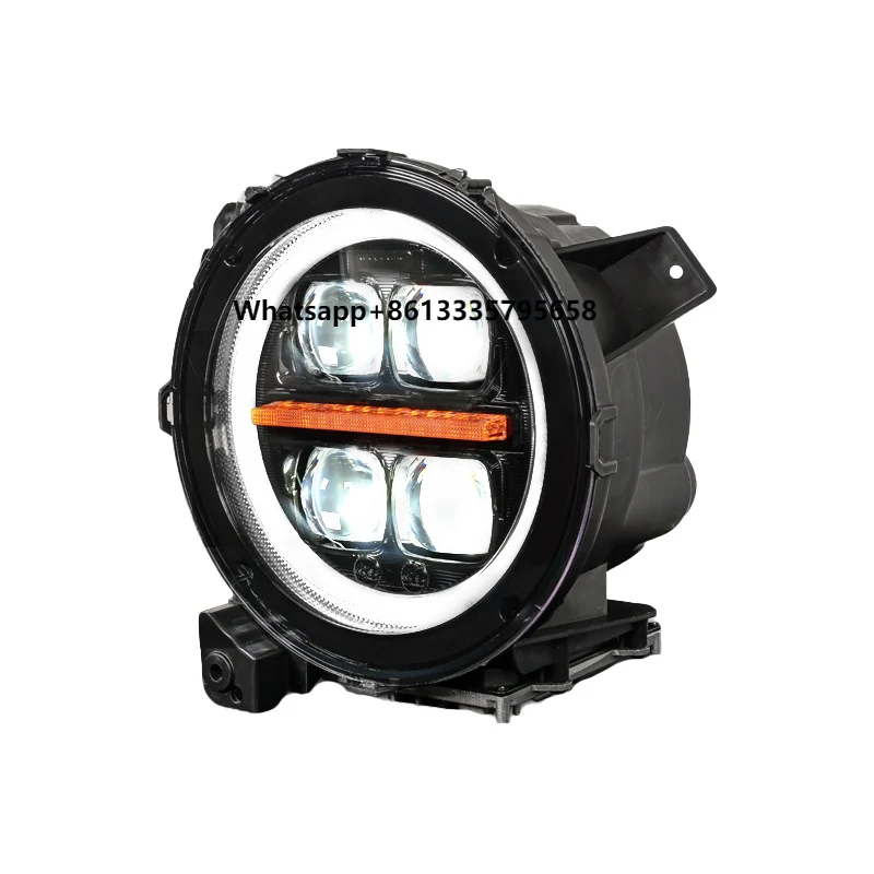 

Car Accessories Led Headlights With Fog Lights for Jeep Wrangler JT JL 2018-2024 Daytime Running Turn Signal Head Light Assembly