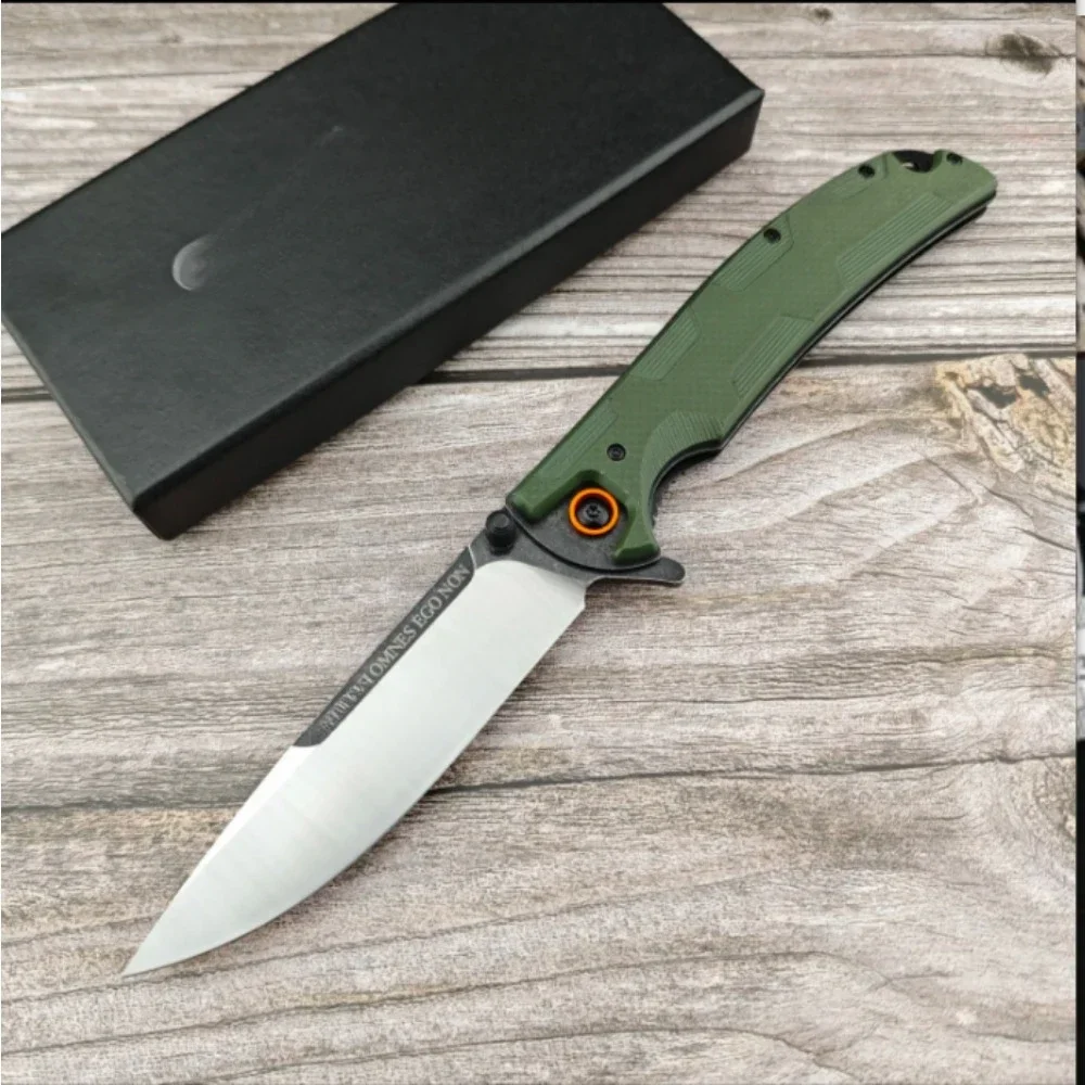 Extreme Bulldozer -D2 Steel folding knife Carrying mini knife Mountaineering fishing emergency rescue tool Bread slices Sharp