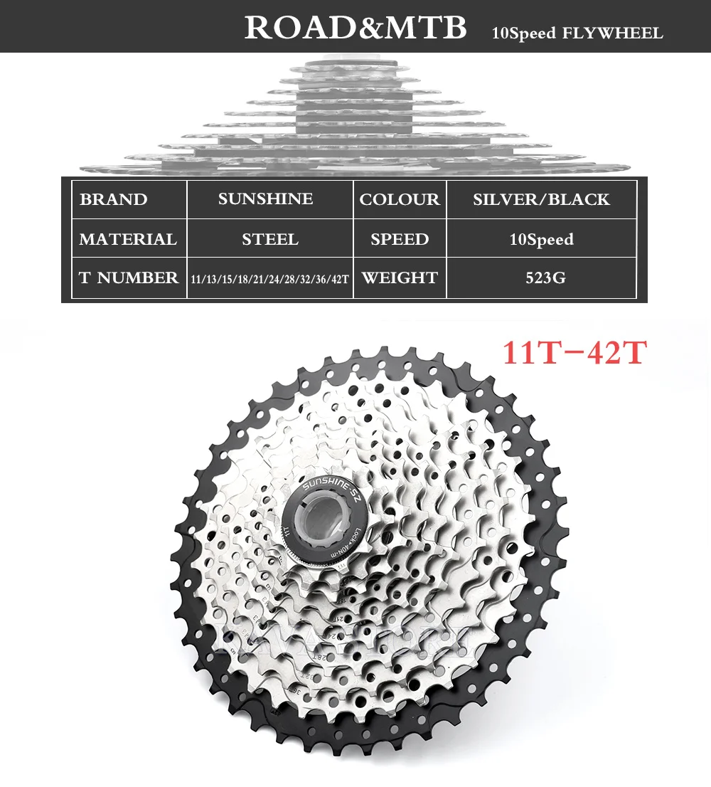 LTWOO A7 1x10 Speed MTB Bike Derailleurs Shifter With XT Crankset 10V Chain Flywheel 42T 46T 50T Cassette Bicycle Groupset