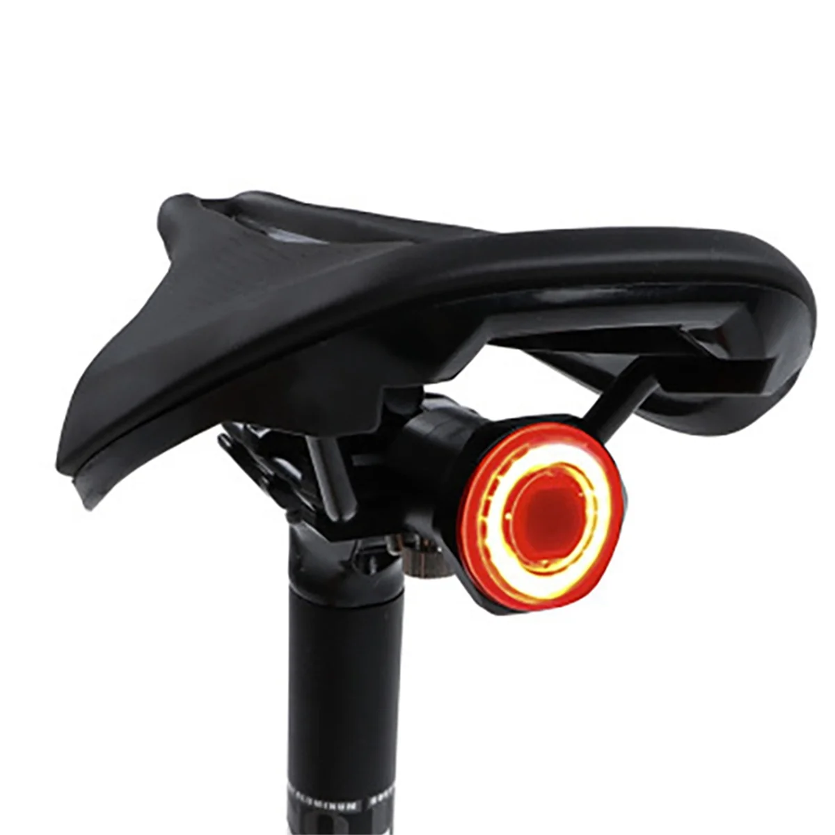 ABMO الذكية دراجة الذيل الضوء الخلفي السيارات بدء وقف الفرامل USB تهمة الدراجات الضوء الخلفي الدراجة ضوء وسادة الذهب الوردي