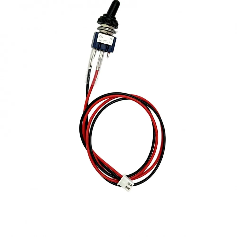 

XH2.54 2P Connector 6mm Mounting Hole 6A ON/OFF Switch with 40cm 22AWG Wire for Bait Boat Tug Boat Motherboard Control