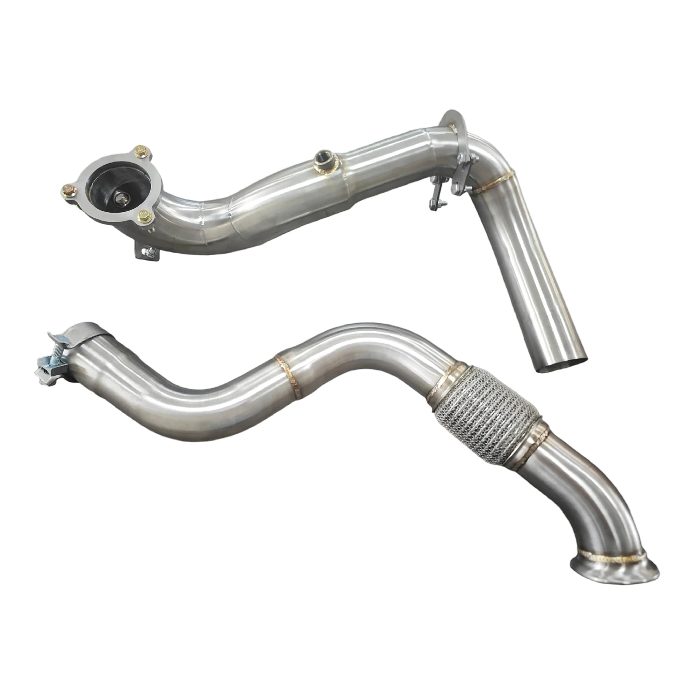 AKS Stainless Steel Racing Downpipe For Mercedes-Benz W176 A180 A200 A220 A250 1.6T 2.0T Downpipe