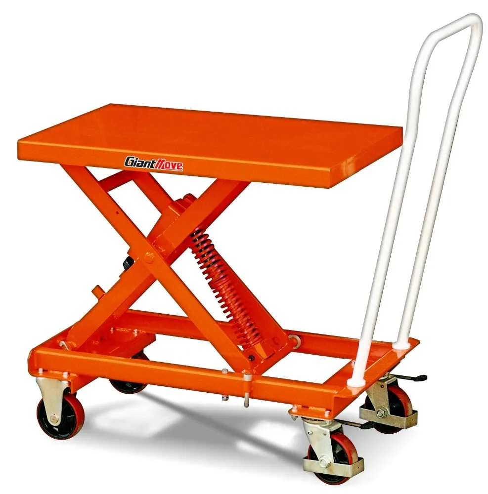 

Factory Outlet Spring Lift Table Spring Activated Mobile Lift Table Heavy Load MH-L