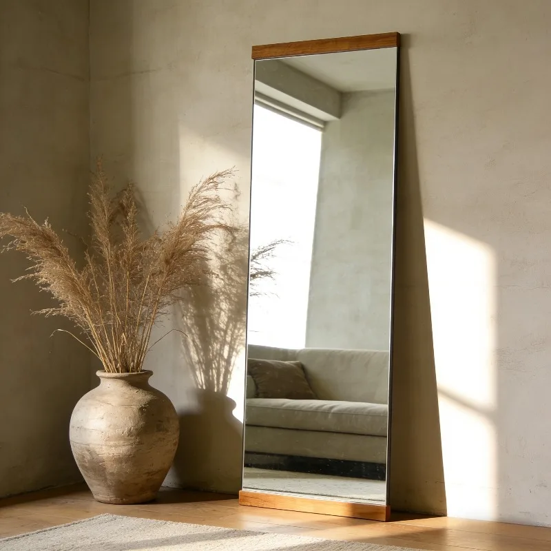 Girls Standing Decorative Mirrors Living Room Items Aesthetic Full Body Nordic Square Mirror Funky Spiegel Wand Home Products
