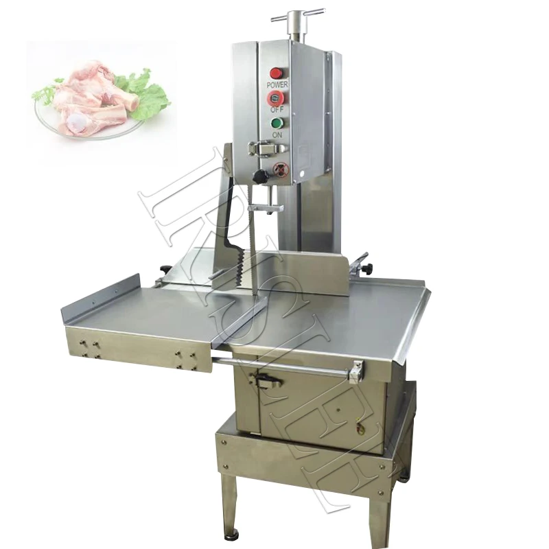 

Большая коммерческая пила, машина для резки костей, электрическая многофункциональная машина для резки костей из нержавеющей стали для ресторана, машина для резки рысаков