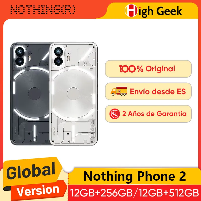 Global Version Nothing Phone 2 Snapdragon 8+ Gen 1 6.7