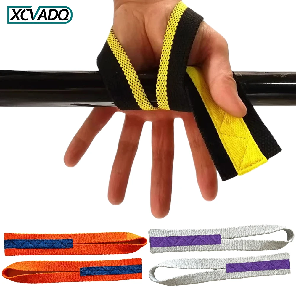 1Pair Lifting Wrist Straps Weight Lifting Hand Wraps for Powerlifting, Deadlift, High Pull, Cross Training, Pull Ups Heavy Gym