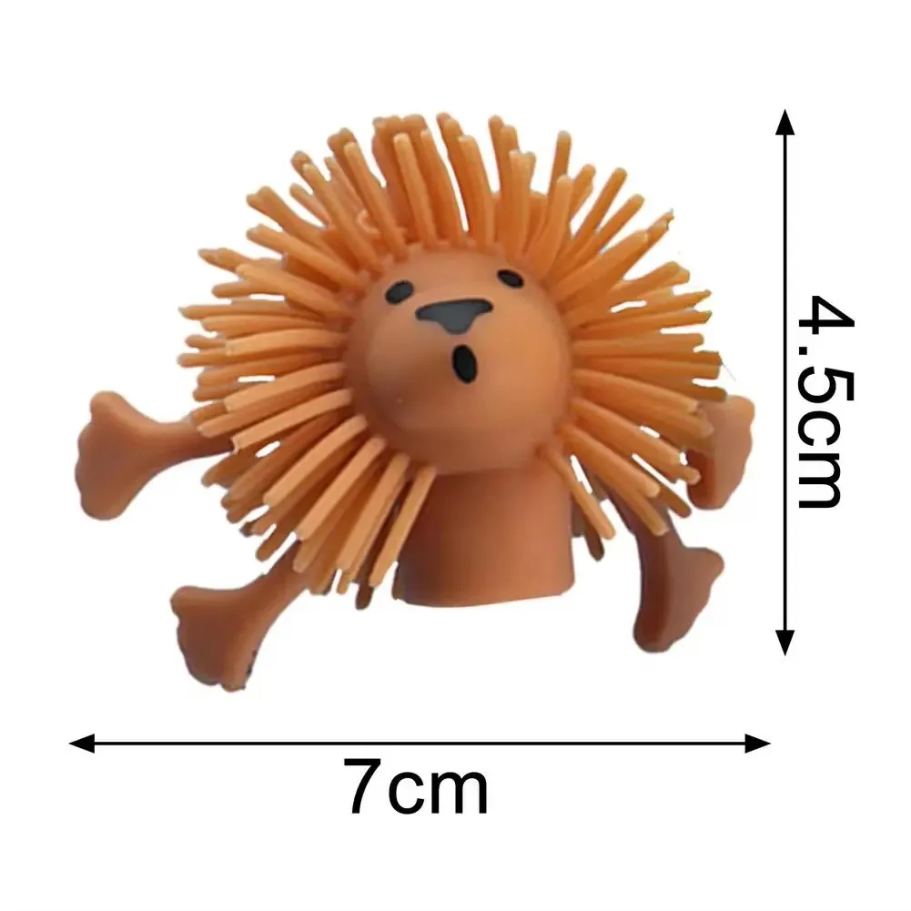 Marionnettes d'animaux en caoutchouc, nouveauté, poupées à doigts extensibles, décompression, jouet amusant, jeux de fête pour enfants, cadeau de vacances, 4 pièces