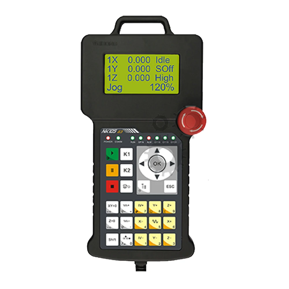 Imagem -02 - Cnc Eixos Controle Remoto Lidar com Controlador Original Weihong Weihong Nk105 g3 Dsp Sistema de Controle para Roteador Atc Máquina Novo