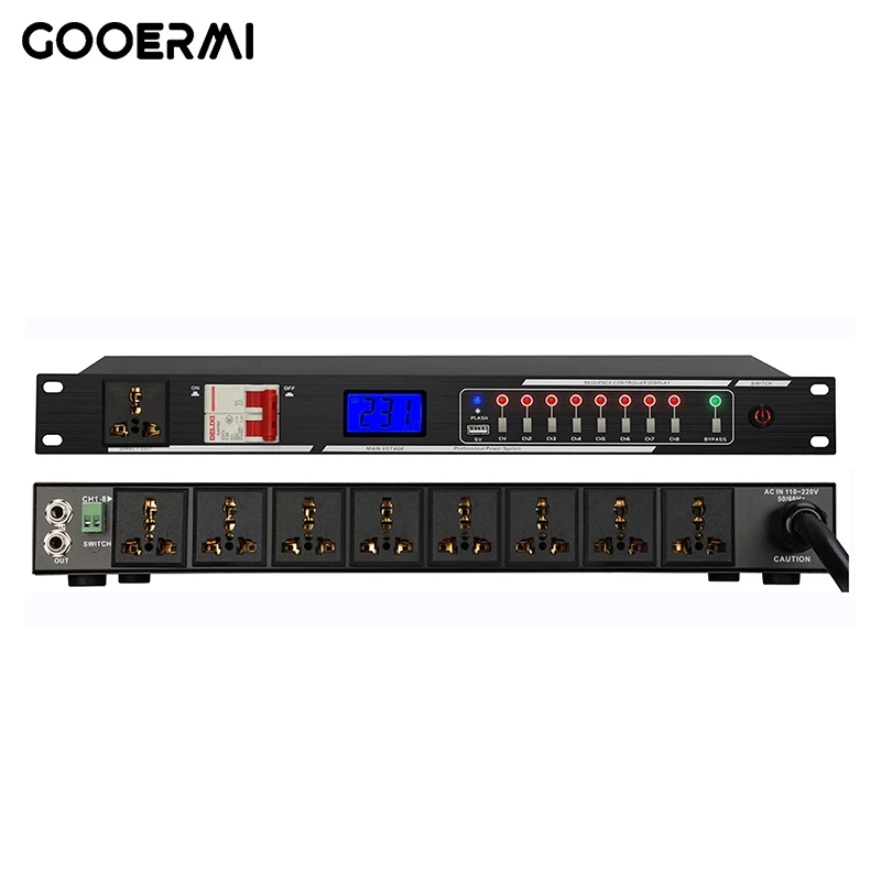 Audio Power Regulator 8-Channel Power Management Sequencer With Independent Air Switch Power Sequence For stage