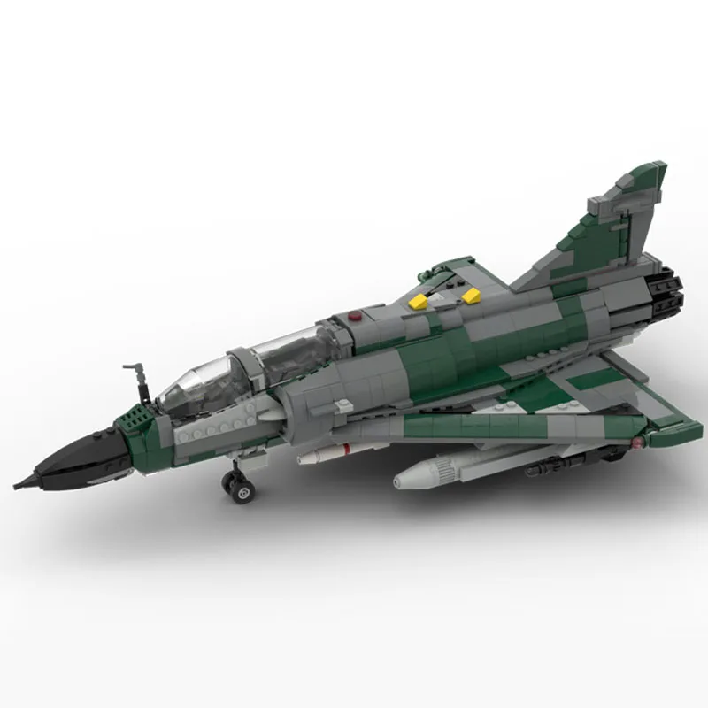 

1269PCS WW2 Military MOC 1:35 scale Dassault mirage 2000D jet fighter Model creative ideas high-tech Toy aircraft Plane Blocks