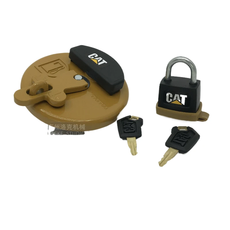 

For Caterpillar cat Carter diesel tank cover 320D 323C 325D 336D 349D padlock key tank cover Excavator Accessories Parts