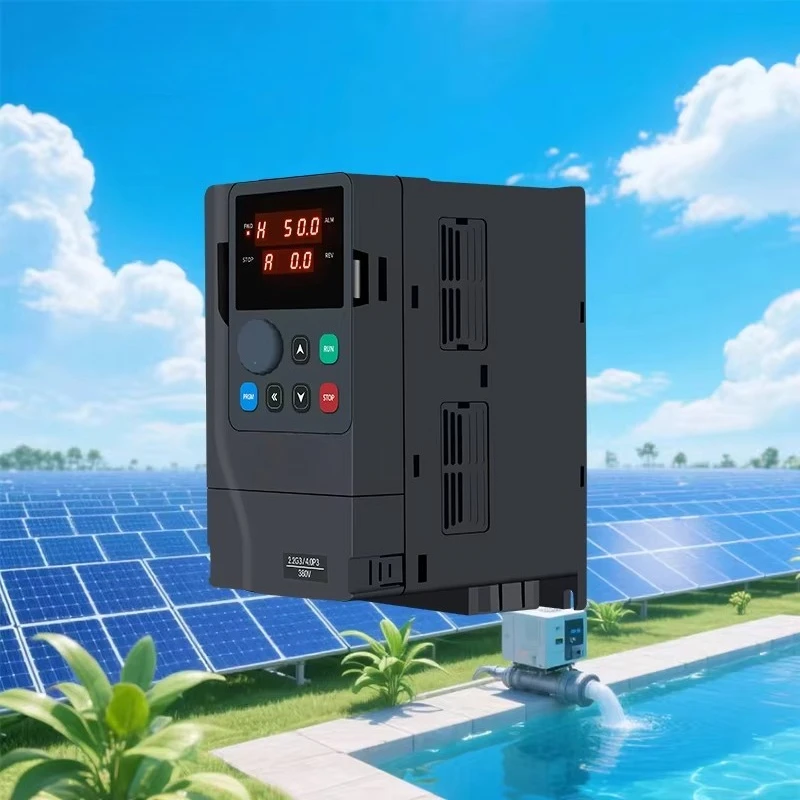 

VFD Drive 2.2KW CE Certified Solar Pump Inverter Three Phase 380V Solar Pump Drive for Agricultural Irrigation Projects