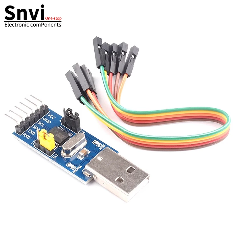 Snvi CH341T two-in-one module USB to I2C IIC UART USB to TTL microcontroller serial port downloader