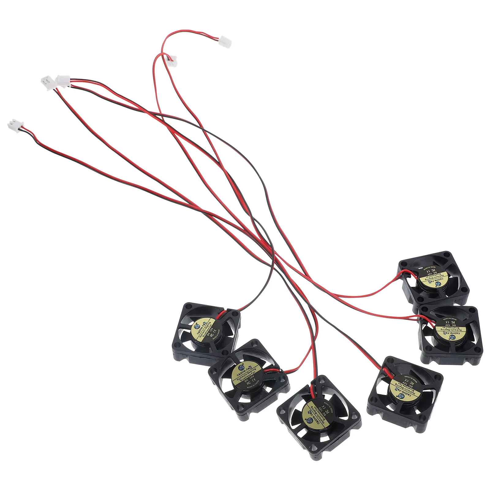 

6pcs Car Projector 3D Printer Cooling Fan DC12V Mini Blower Durable Large Airflow Hydraulic Bearings Dust Prevention Easily