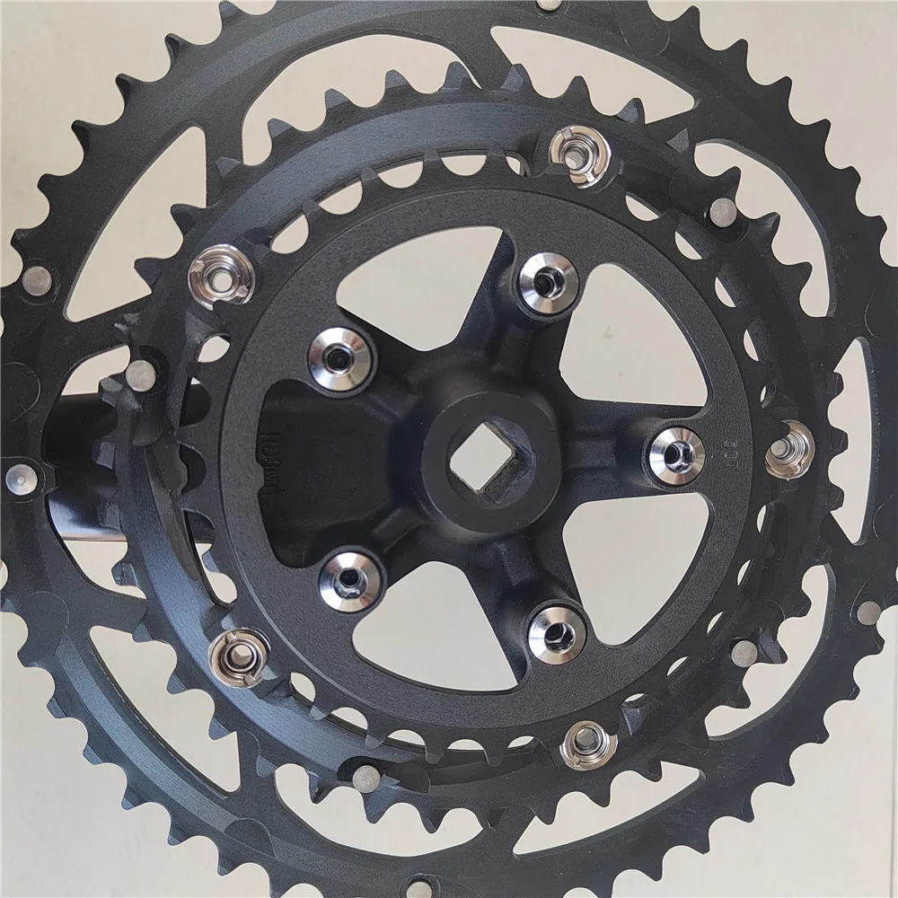 TRUYOU Road Bicycle 130-74BCD 52T 39T 30T  Triple Chainring Bike Crankset Chainwheel 3/32\