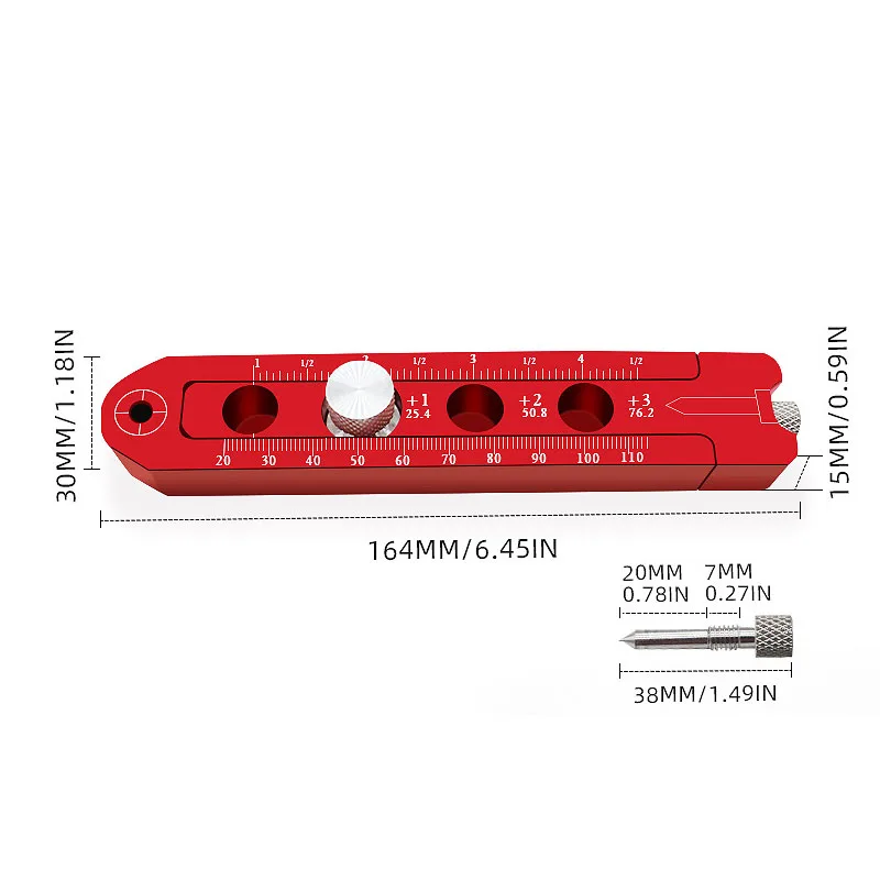 Woodworking Drawing Compass Circular Drawing Tool Adjustable Measurement Tool Woodworking Scribe Gauges Industrial Drawing