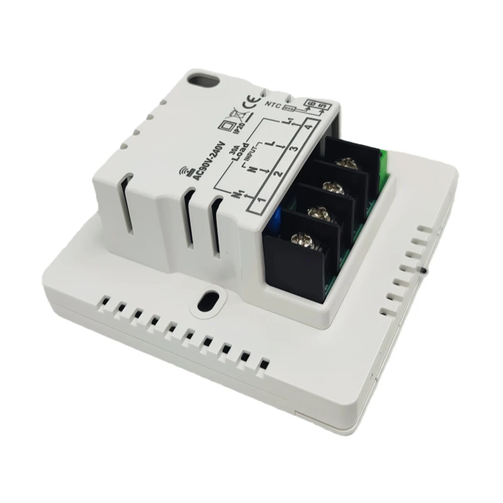 AC95 ~ 240V Smart Tuya WiFi Elektrischer 30A Fußbodenheizungsthermostat Temperaturregler mit externer Sensorsonde – Detail 14