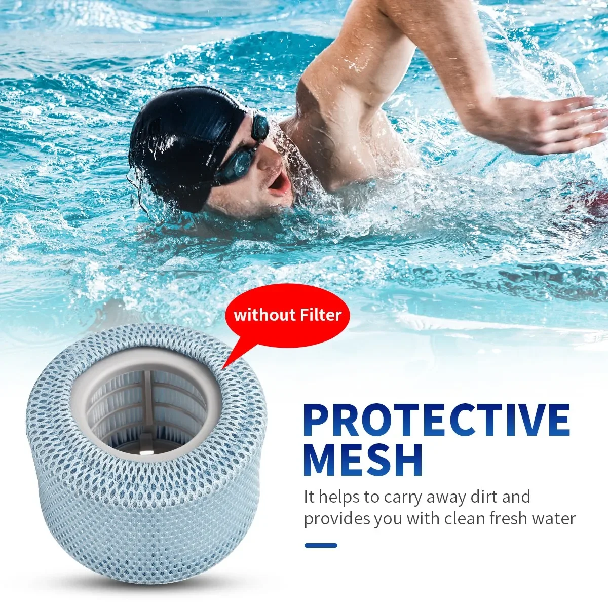 4/2/1PC Mspa Hot Tubs Swimming Pool Filters Cartridge And Filter Protective Cartridge Mesh Swimming Pool Accessories
