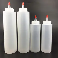 8 16oz Squeeze Condiment Bottles Salad Sauce Dispenser Ketchup Cruet Mayo Oil Bottles Ketchup Syrup Storage Container