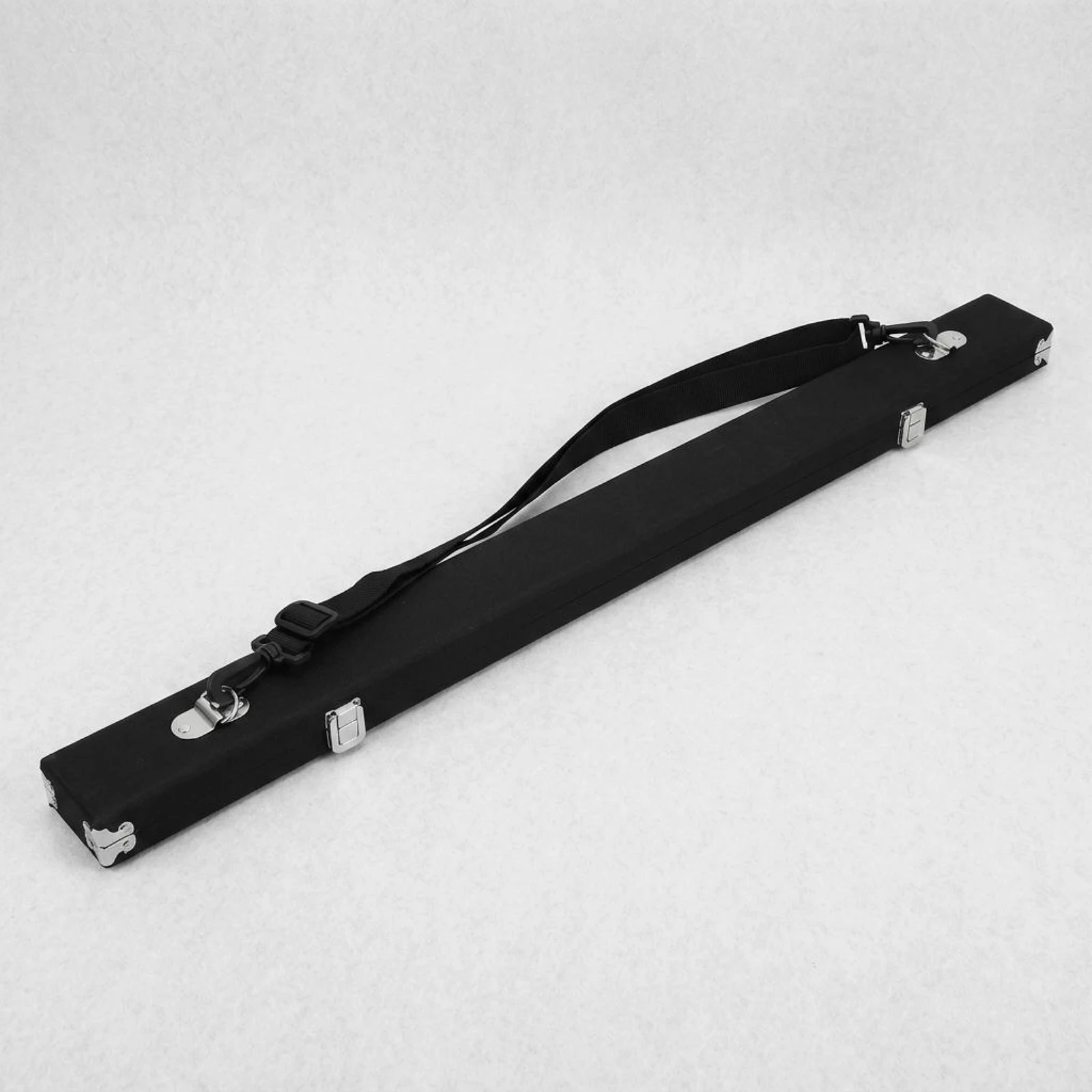 Violin Bow Case Metal Latches Hard-Shell Bow Case Music Storage Non-Woven Textile Black