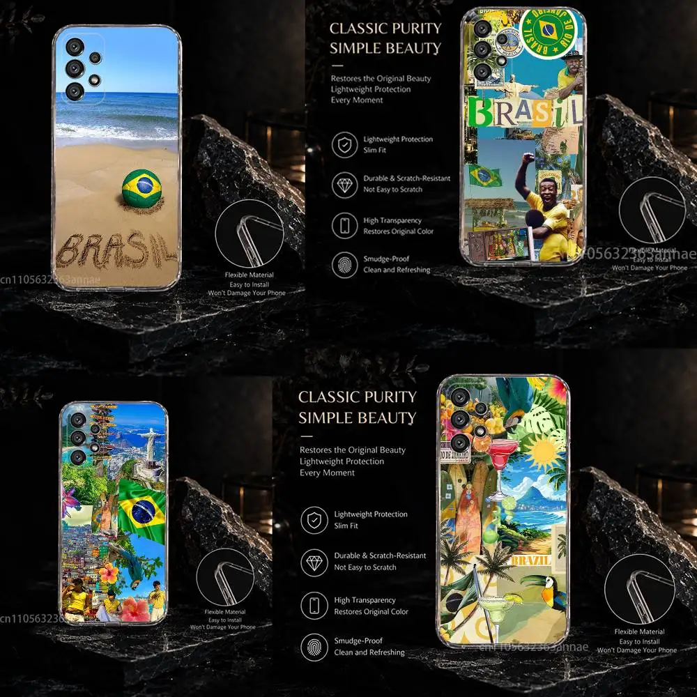 Brazil Brasil Summer Phone Case for Samsung Galaxy