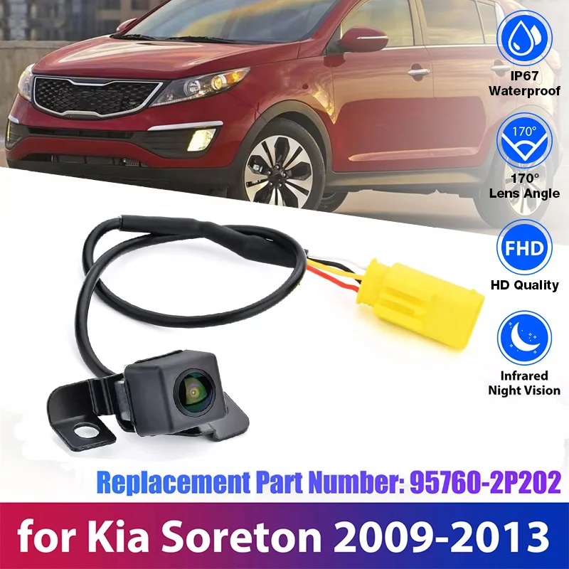 

Car Rearview Mirror Reversing Camera Parking Assist Camera 95760-2P202 for Kia Soreton 2009 2010 2011 2012 2013 Accessories