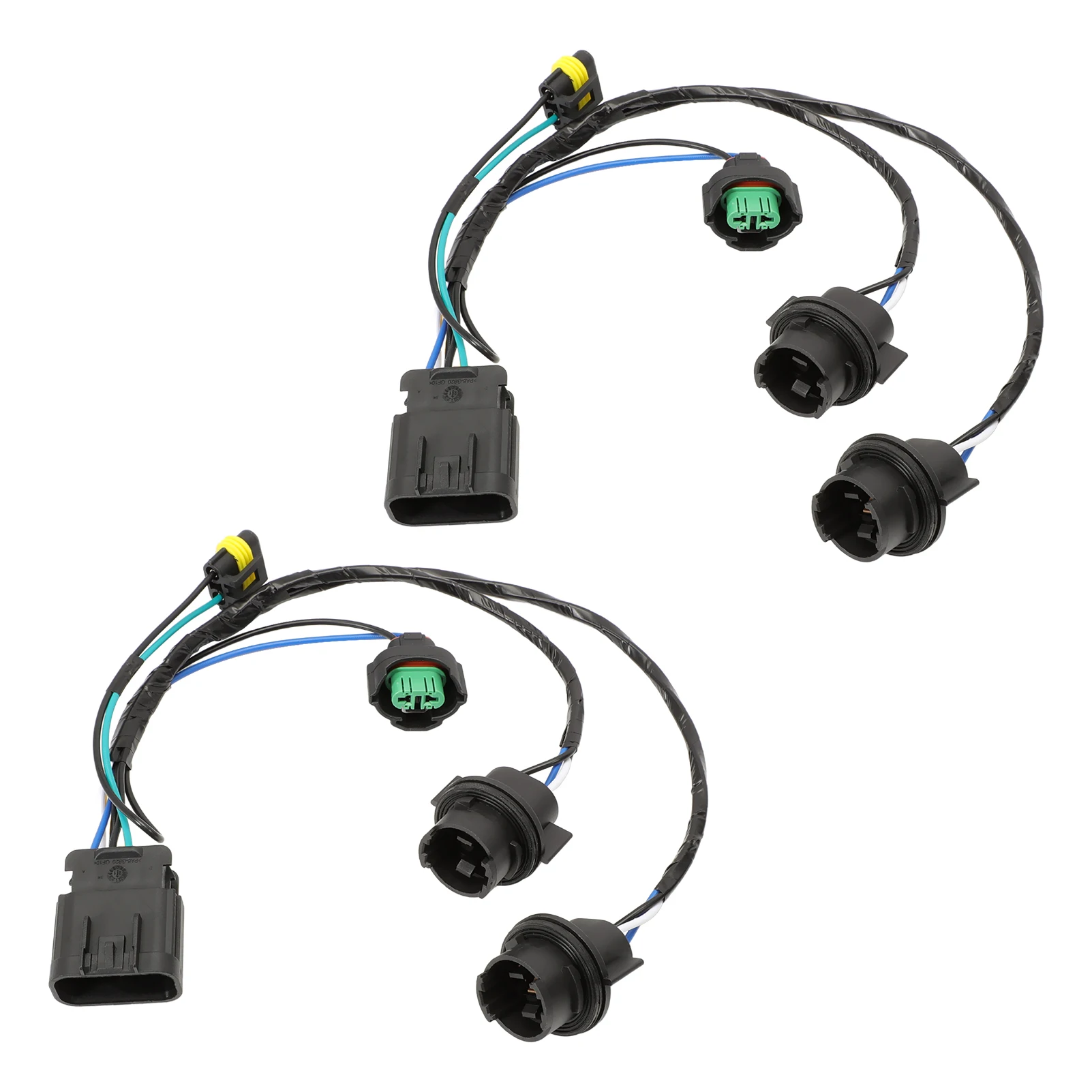 

2PCS Headlight Wiring Harness For Silverado 1500 2500 HD 3500 HD 2008-2014 Replaces 15841609 25962806 645-745