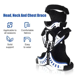 Cervical Thoracic Orthosis Support Brace Spine Stretching Adjuatable Corrector Medical Head Neck Chest Fixed Brace Traction