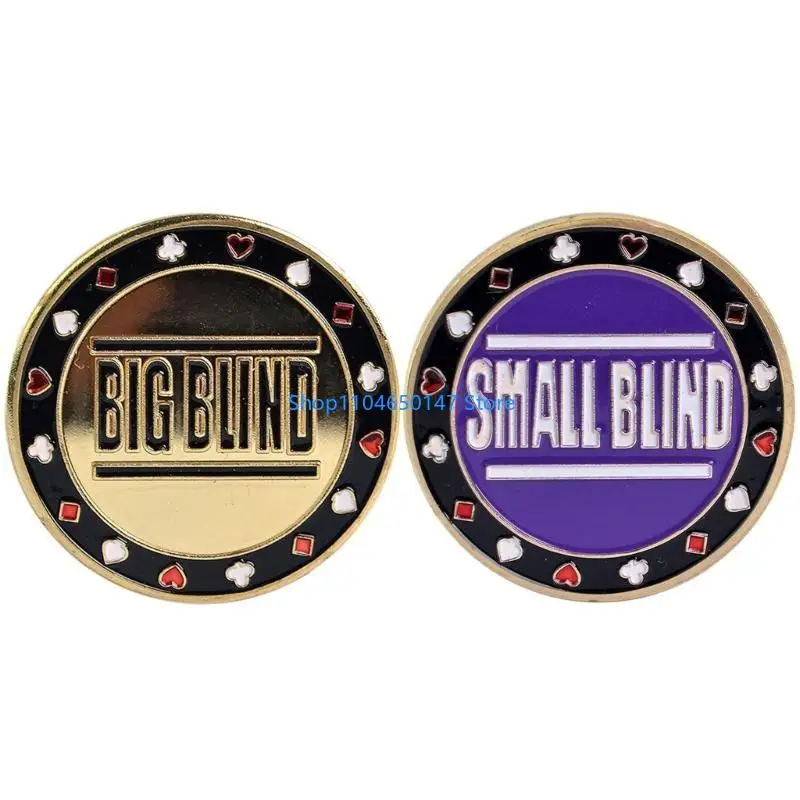 Button Round Dealers Pucks Buttons Coin Collectible Chip Coin