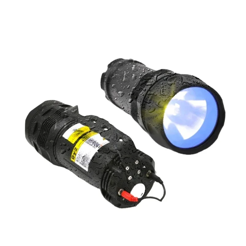 2025 HID Diving Torch Led Light Scuba Dive Underwater Flashlight 6600mAh Battery