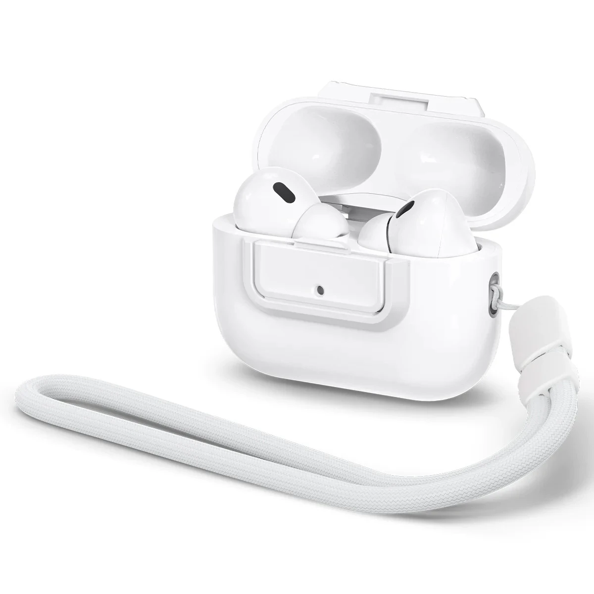 Secure Lock Closure Protective Clip Compatible with AirPods Pro 2 2nd 1st generation 2023 2022 AirPods Pro 2019 with Strap