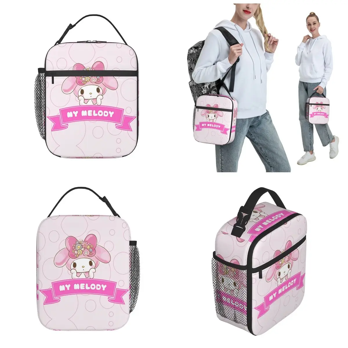 Insulated Lunch Bag My Melody Accessories Storage Food Box New Arrival Cooler Thermal Lunch Box For School