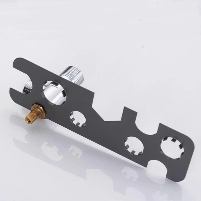 Ergonomic Aerator Repoval Key Wrench 9 in 1 Aerator Key for Universal Sink Tap