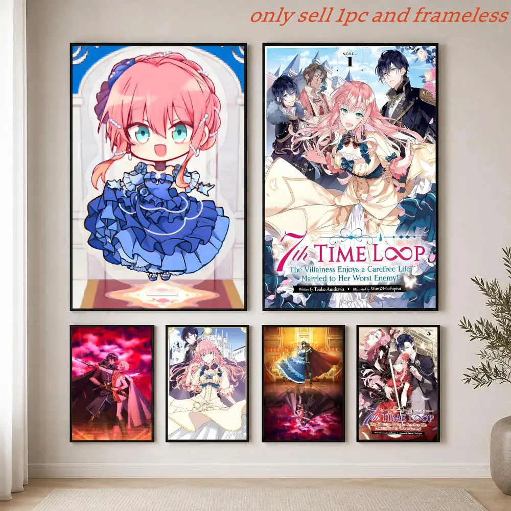 Comic novel 7-7th Time Loop Poster HD Hot Theme Singer/OST/Movie/Anime-Waterproof Self-Stick Home Decor