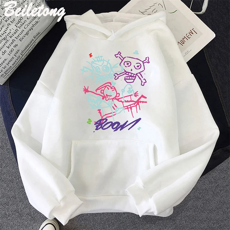 Arcane Jinx Hoodie Monkey Graffiti Style Nice Print Game Lovers Tops Streetwear Women_Men Sweatshirts Euro Size Pullovers Hooded